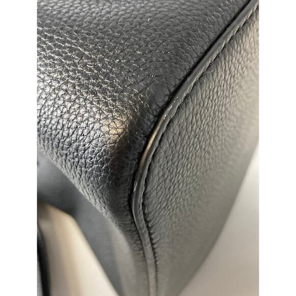 KATE SPADE MARTI SMALL BLACK LEATHER BUCKET BAG - Picture 12 of 13